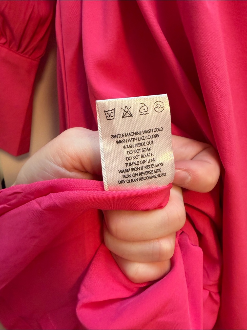 NWT Hot Pink Beulah Flounce Dress - Picture 8 of 11